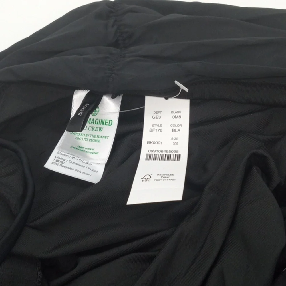 J. Crew black ruched